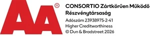 Dun & Bradstreet AA minősítés — Consortio Zrt., magasabb hitelképesség, 2026